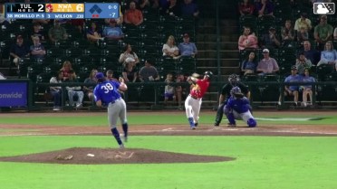 Peyton Wilson drills his 10th homer of the season