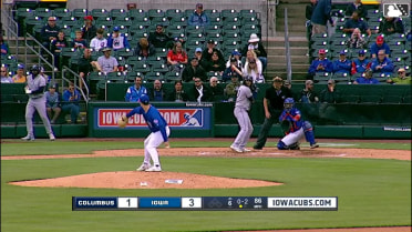 Thomas Pannone records his seventh strikeout