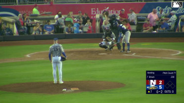 Spencer Giesting's fifth and final strikeout