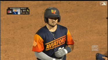 Las Vegas' Langeliers drives in a pair