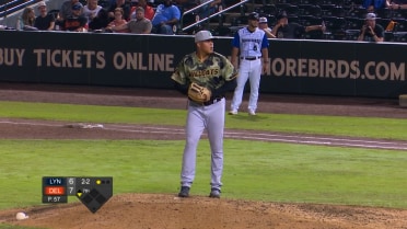 Wardquelin Vasquez strikes out the side 
