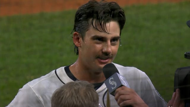 Cole Young on his walk-off in MLB debut