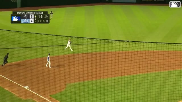 Alex Freeland's great throw