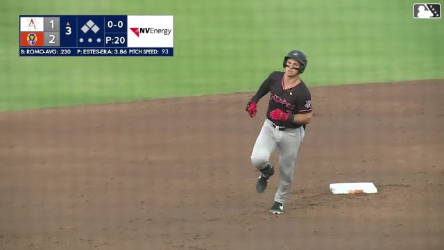 Drew Romo's solo home run