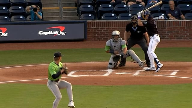 Hurston Waldrep records season-high 10 strikeouts